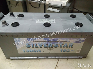 192А/ч Аккумулятор SilverStar 6ст-192