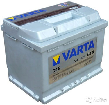 63Ач Аккумулятор Varta Silver Dynamic D15