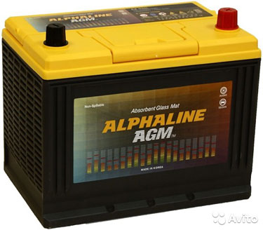 Аккумулятор Alphaline AGM D26L 75 Ач