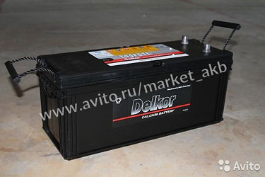 Аккумулятор автомобильный Delkor 145F51L 140 а/ч