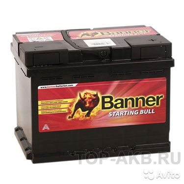 Аккумулятор Banner Starting Bull (560 09) 60R 480A