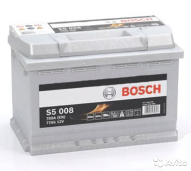 Аккумулятор Bosch (S5) 77Ah 780A AGM технология