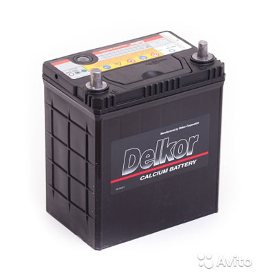 Аккумулятор Delkor 46B19R (40L 370A 187x127x227) 4