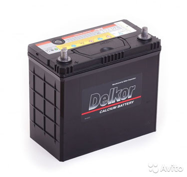 Аккумулятор Delkor 70B24R (55L 480A 238x129x227) 5