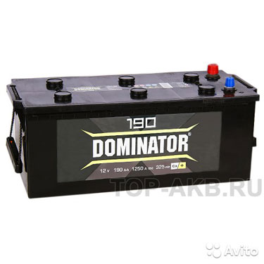Аккумулятор Dominator 190 рус 1300А 513x223x223 19