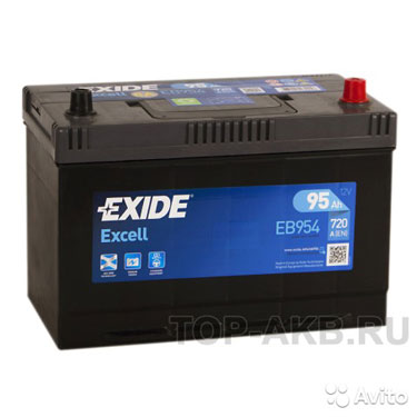 Аккумулятор Exide Excell 95R (720A 306x173x225) EB