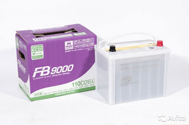 Аккумулятор FB9000 110D26L (80R 760A 261x173x225)
