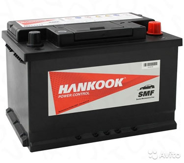 Аккумулятор Hankook 74 Ач