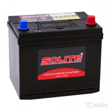Аккумулятор Solite 70R (85D23LB) обр. пол. 70 А/ч