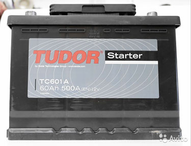 Аккумулятор Tudor Starter TC601A 60 А/ч 500 А