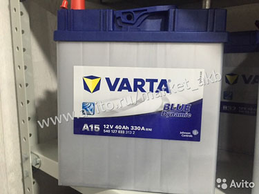 Аккумулятор Varta Asia Blue Dynamic A15 40 а/ч