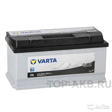 Аккумулятор Varta Black F5 88R 740A 353x175x175 88