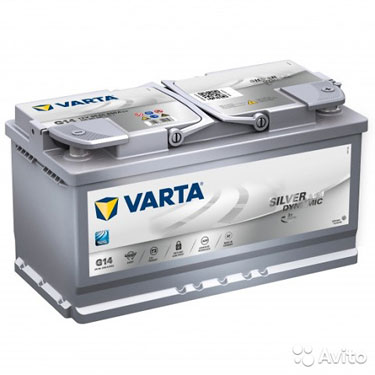 Аккумулятор Varta G14 AGM (95R) обр. пол. 95 А/ч