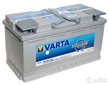 Аккумулятор varta Silver Dynamic AGM G14 Start-Sto