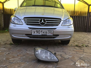 Mercedes viano-W639 / Мерседес виано фара правая