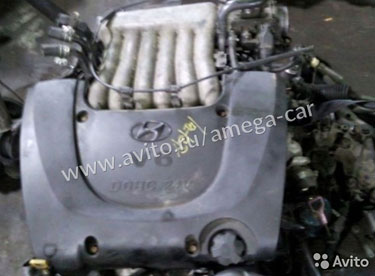 Двигатель G6BA -55G1 Б/У Hyundai Sonata 2.7л/172лс