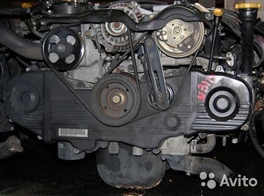 Контрактный двигатель Субару Легаси EJ20E б/у