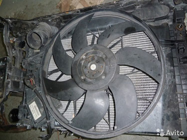 Вентилятор радиатор Мерседес Mercedes W203 C