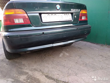 Оригинальный бампер BMW e39 под фаркоп