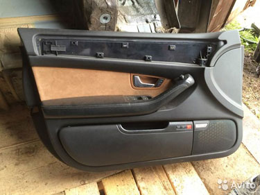 Обшивка двери передней левой Audi A8L 2007 D3 4E 6