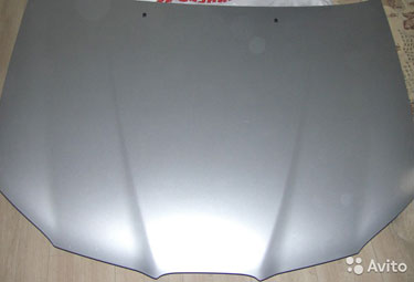 Капот на impreza 2005-2007 атмо лиса серебро 01G