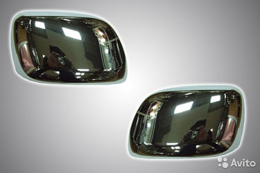 Накладки на зеркала хром для Lexus LX 570