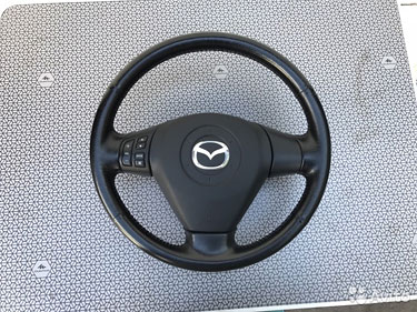 Руль кожа и подушка airbag на авто Mazda RX-8