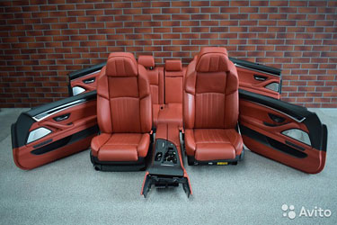 BMW M5 F10 салон сиденья дверные обшивки BangOlufs