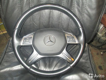 Mercedes W204 руль рестайлинг с подушкой