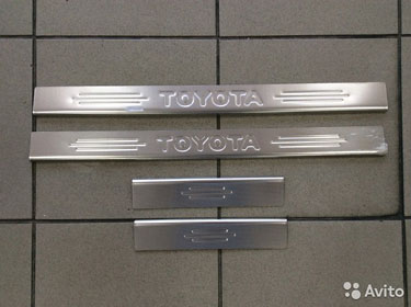 Пороги внутрисалонные Тойота Королла 2007-2009