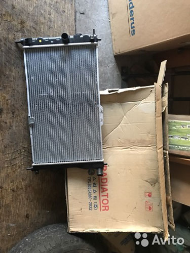 Радиатор охлаждения для dewoo nexia