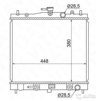 Радиаторы на Nissan Note E11 с 2005-2012г