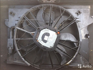 Вентилятор радиатора Mercedes W211 E klasse
