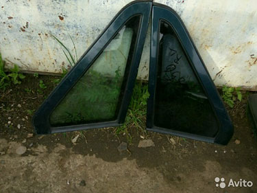 Глухие боковые стекла треугольники volvo s70 850