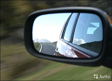 Левый зеркальный элемент для BMW 3 E90