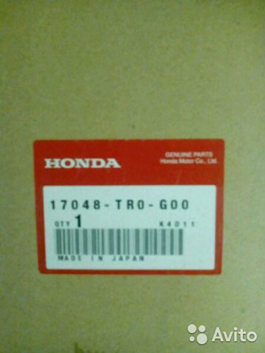 Топливный фильтр Honda Civic 9(седан) от 2012г